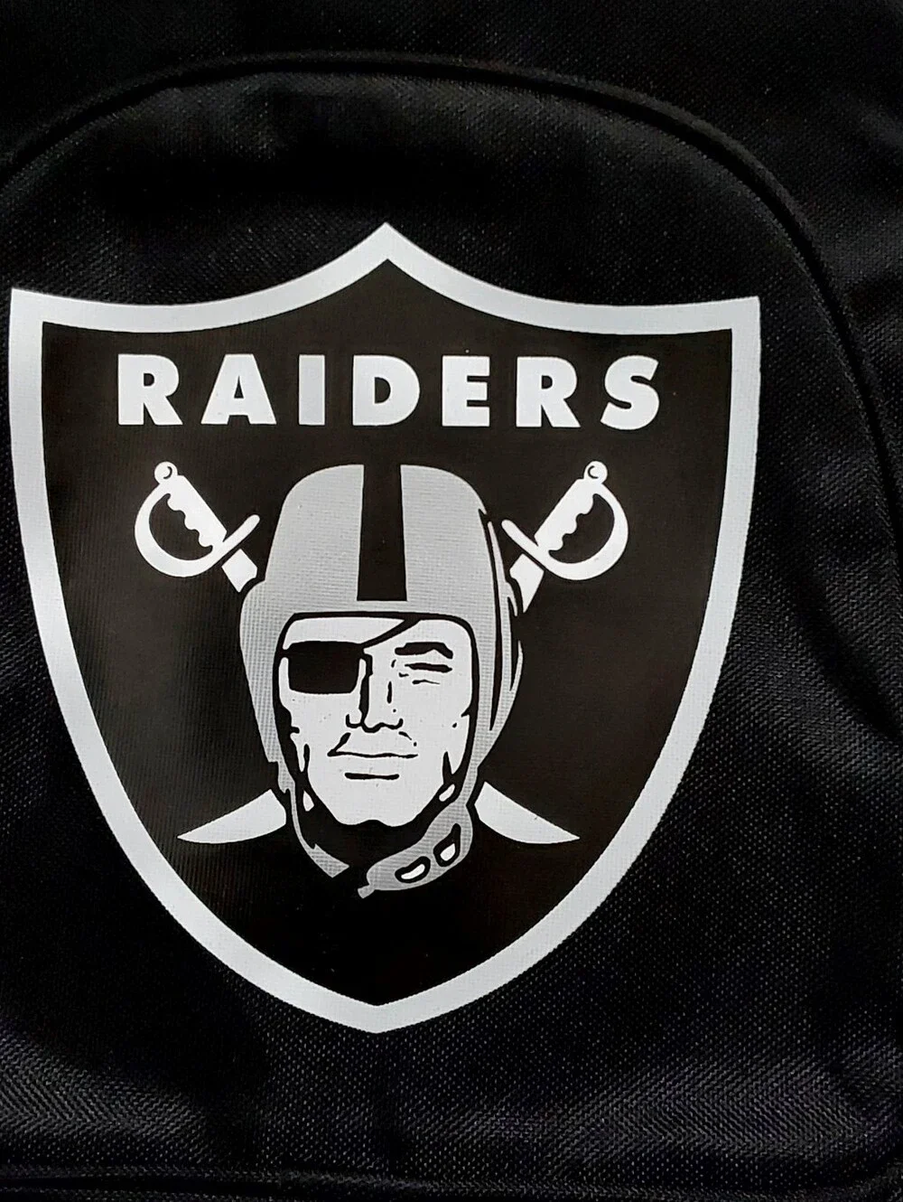 NFL Raiders Black Mini Backpack